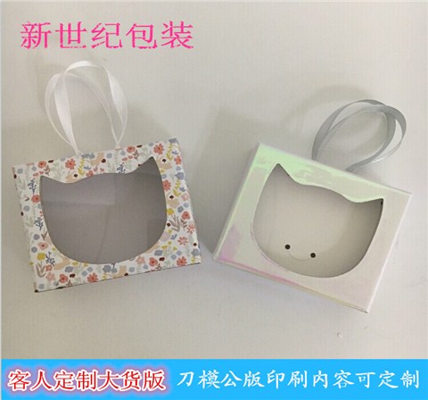 厂家直销饰品首饰盒 客人定制版猫头首饰盒生产厂家特种纸包装盒